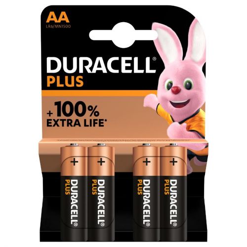 DuracellPlus AA Batteries (4 Pack)