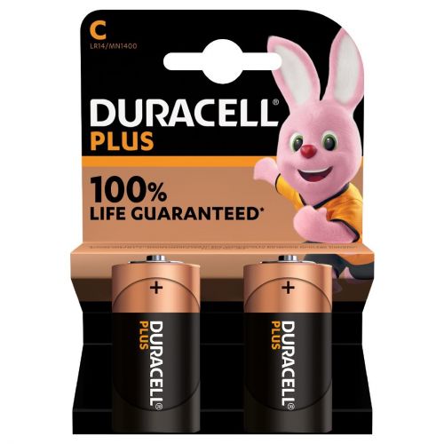 DuracellPlus C Batteries (2 Pack)