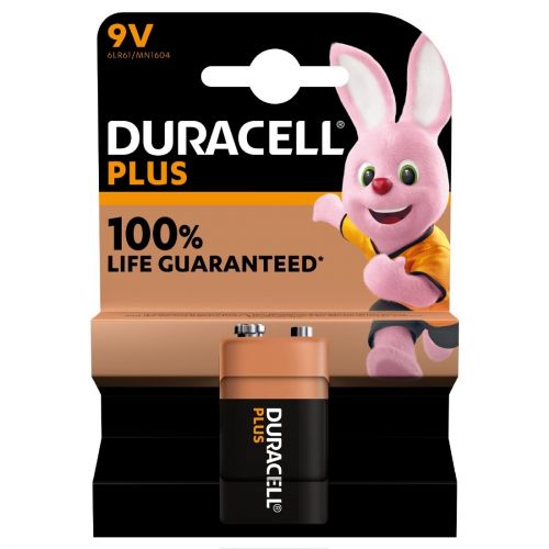 DuracellPlus 9V Battery (Pack of 1)