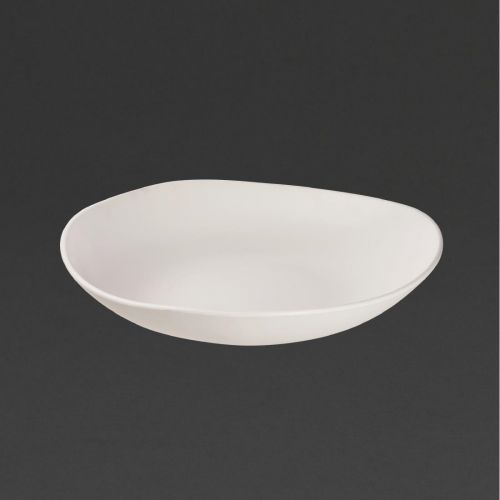 Churchill Alchemy Melamine Trace Bowls White 380mm (2 Pack)