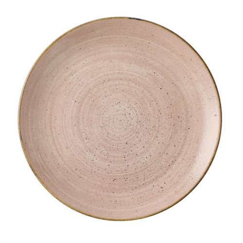 Churchill Stonecast Raw Terracotta Evolve Coupe Plate 260mm (12 Pack)