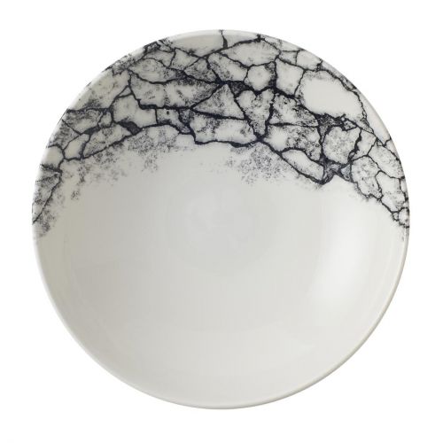 Churchill Kintsugi Accents Quartz Black Evolve Coupe Bowl 184mm (12 Pack)
