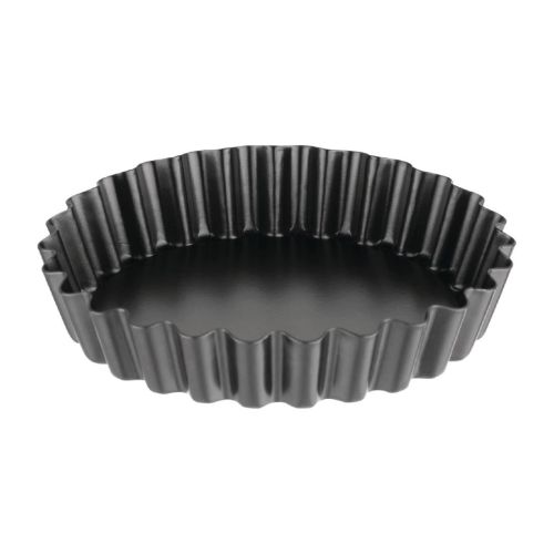 Vogue Non-Stick Mini Quiche Tin With Removable Base (Pack of 3)