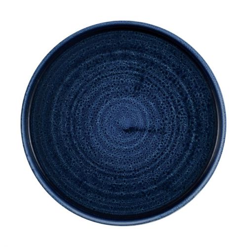 Churchill Stonecast Plume Walled Plates Ultramarine 220mm (6 Pack)