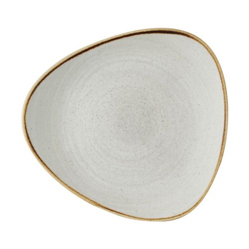 Churchill Stonecast Raw Lotus Plates Grey 228mm (12 Pack)
