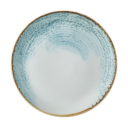 Churchill Homespun Accents Aquamarine Evolve Coupe Plates 285mm (12 Pack)
