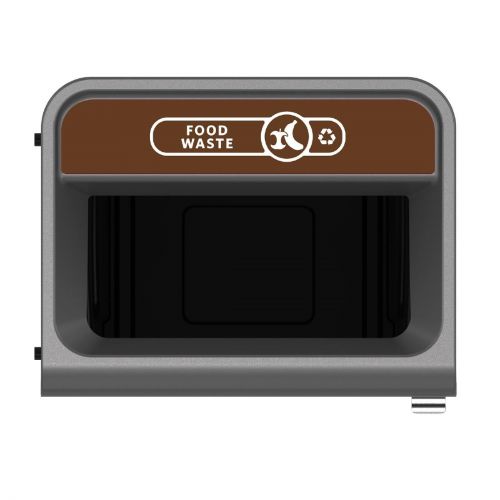 Rubbermaid Configure Container with Food Waste Label Brown
