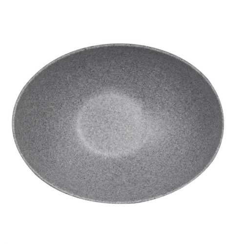 Churchill Melamine Moonstone Bowl Granite 355mm (2 Pack)