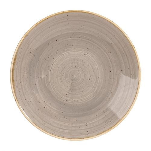Churchill Stonecast Deep Coupe Plates Grey 281mm (Pack of 12)