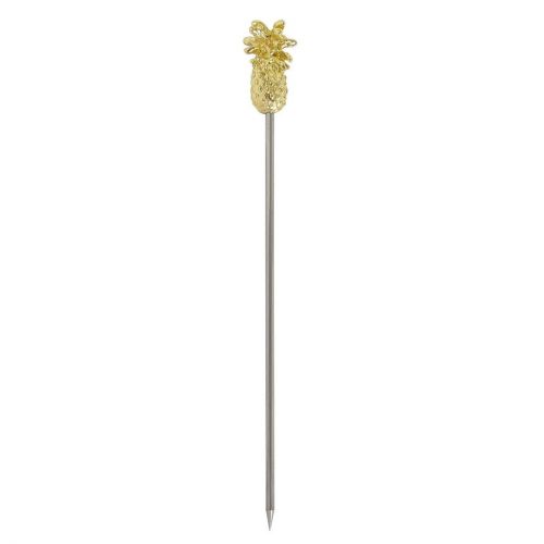 Beaumont Pineapple Garnish Pick Gold Plated (10 Pack)