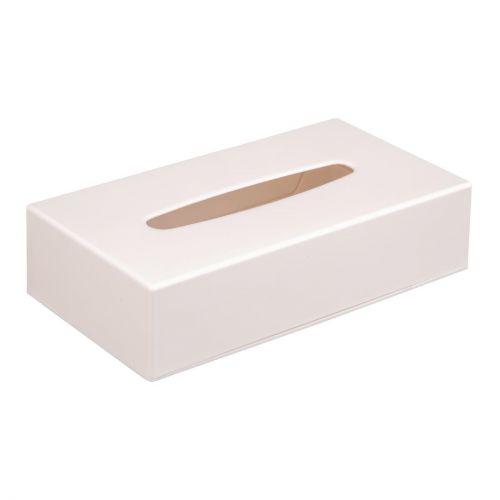 Hotel Complimentary White Rectangular Tissue Holder