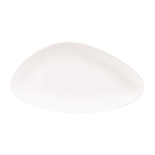 Churchill Lotus Triangular Plates White 350mm (6 Pack)