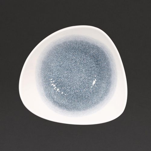 Churchill Studio Prints Raku Trace Triangular Bowl Topaz Blue (12 Pack)