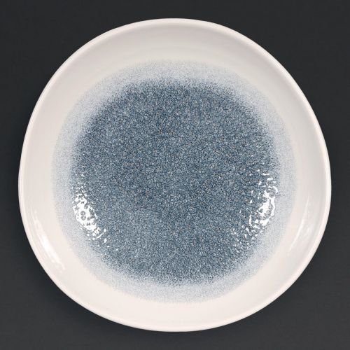 Churchill Studio Prints Raku Trace Round Trace Bowl Topaz Blue 253mm (Pack of 12)
