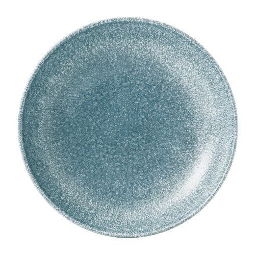Churchill Studio Prints Raku Round Coupe Bowl Topaz Blue 248mm (12 Pack)