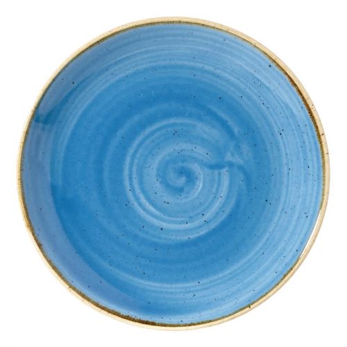 Churchill Stonecast Round Coupe Plates Cornflower Blue 165mm (Pack of 12)