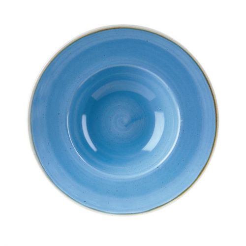 Churchill Stonecast Round Wide Rim Bowls Cornflower Blue 239mm (Pack of 12)