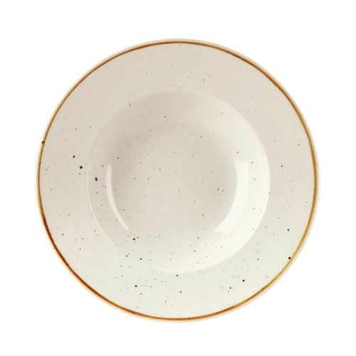 Churchill Stonecast Round Wide Rim Bowls Barley White 280mm (Pack of 12)