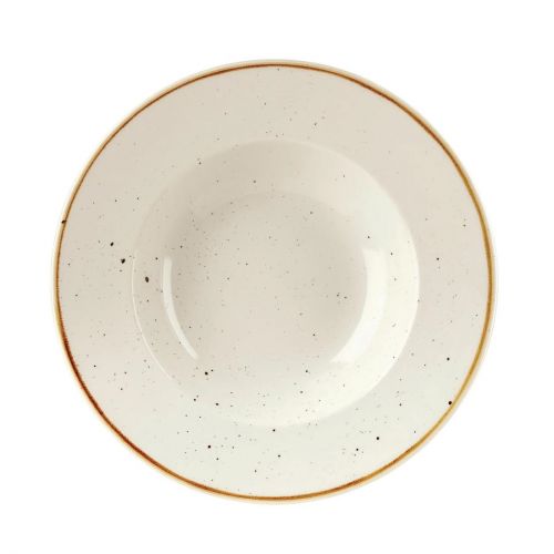 Churchill Stonecast Round Wide Rim Bowls Barley White 240mm (Pack of 12)