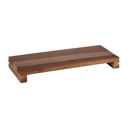 Churchill Alchemy Buffet Wooden Rectangular Presentation Boards 396mm (Pack of 4)