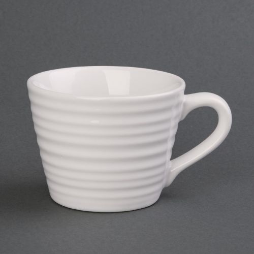 Olympia Cafe Aroma Mug White - 230ml 8fl oz (Box 6) (Pack of 6)