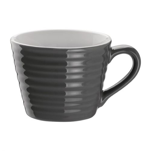 Olympia Cafe Aroma Mug Charcoal - 230ml 8fl oz (Box 6) (Pack of 6)