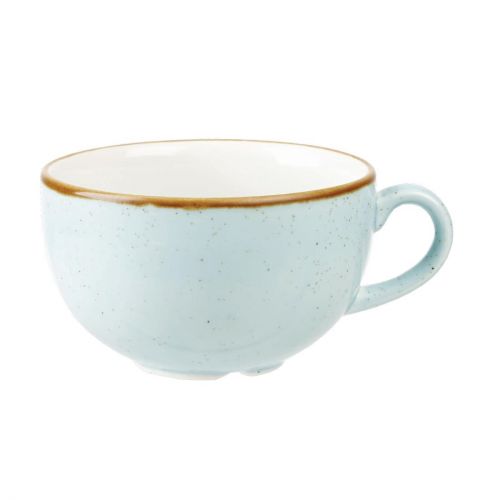 Churchill Stonecast Cappuccino Cup Duck Egg Blue 8oz (12 Pack)