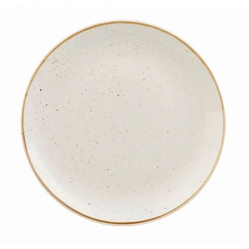 Churchill Stonecast Round Coupe Plate Barley White 200mm (12 Pack)