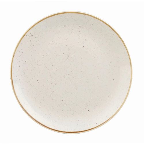 Churchill Stonecast Round Coupe Plate Barley White 200mm (12 Pack)