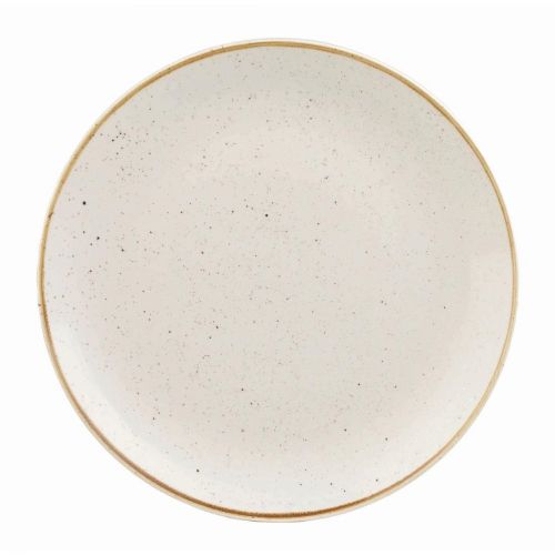 Churchill Stonecast Round Coupe Plate Barley White 185mm (12 Pack)