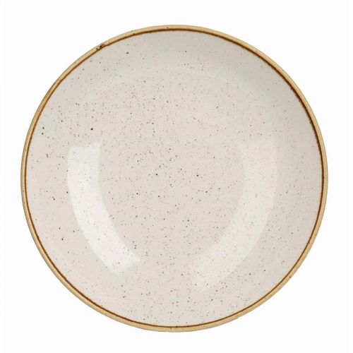 Churchill Stonecast Round Coupe Bowl Barley White 220mm (12 Pack)