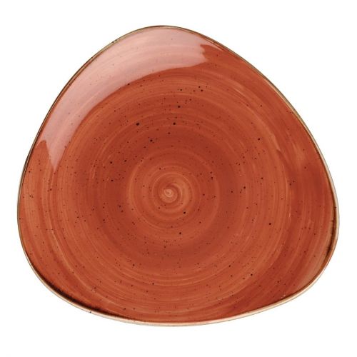Churchill Stonecast Round Plate Spiced Orange 315mm (6 Pack)