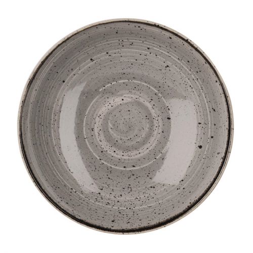 Churchill Stonecast Round Coupe Bowl Peppercorn Grey 200mm (Pack of 12)
