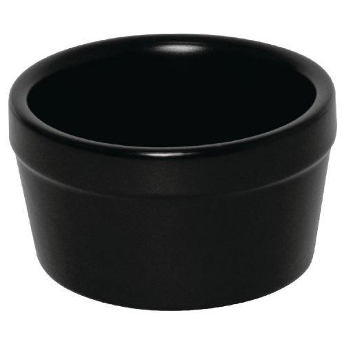 Olympia Mediterranean Ramekins Black 77mm (6 Pack)