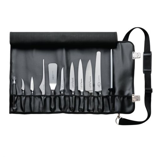 Dick Premier Plus 11-Piece Knife Set with Roll Bag