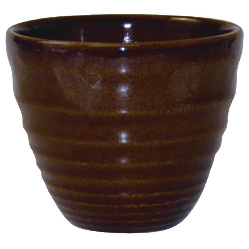 Churchill Bit on the Side Brown Ripple Chip Mugs 284ml (12 Pack)
