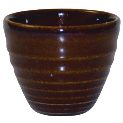 Churchill Bit on the Side Brown Ripple Dip Pots 114ml (12 Pack)