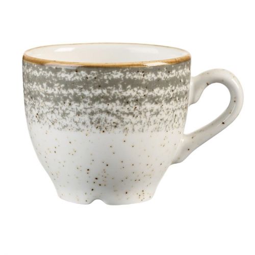 Churchill Studio Prints Homespun Stone Grey Espresso Cup 100ml 3.5oz (Pack of 12)