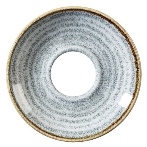 Churchill Studio Prints Stone Cappuccino Saucers Grey 156mm (12 Pack)
