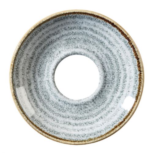 Churchill Studio Prints Homespun Stone Grey Espresso Saucer 118mm (Pack of 12)