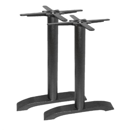 Bolero Cast Iron Twin Leg Table Base (2 pack)
