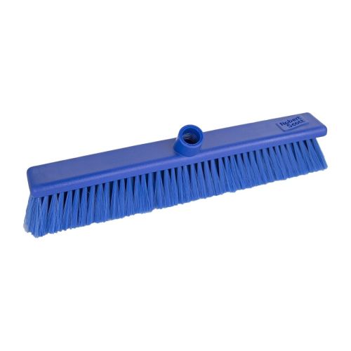 Jantex Hygiene Broom Soft Bristle Blue 18