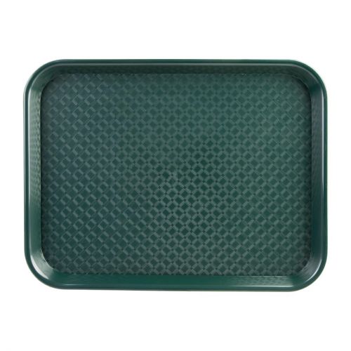 Olympia Kristallon Polypropylene Fast Food Tray Green: Groen | 345(B) x 265(D)mm
