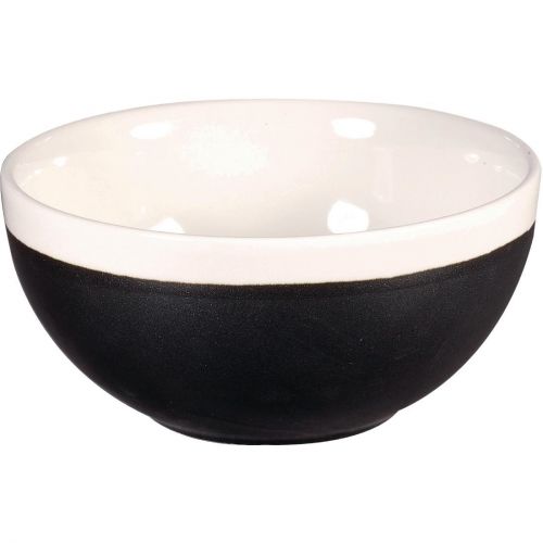 Churchill Monochrome Soup Bowl Onyx Black 455ml (12 Pack)