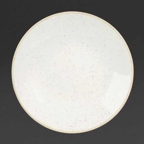 Churchill Stonecast Deep Coupe Plates Barley White 220mm (Pack of 12)