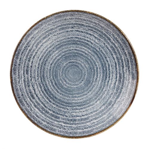 Churchill Studio Prints Homespun Coupe Plates Slate Blue 217mm (12 Pack)