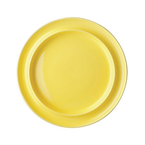Olympia Heritage Raised Rim Plates Yellow 253mm (4 pack)