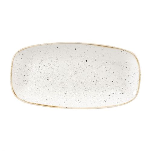 Churchill Stonecast Rectangular Plates Barley White 153 x 298mm (Pack of 12)
