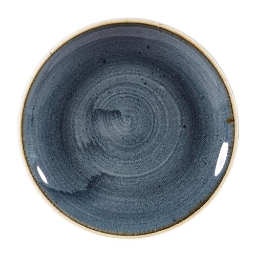 Churchill Stonecast Coupe Plates Blueberry 165mm (Pack of 12)