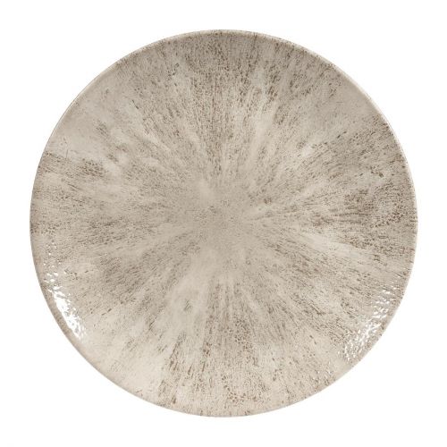 Churchill Studio Prints Stone Coupe Plates Agate Grey 260mm (12 Pack)